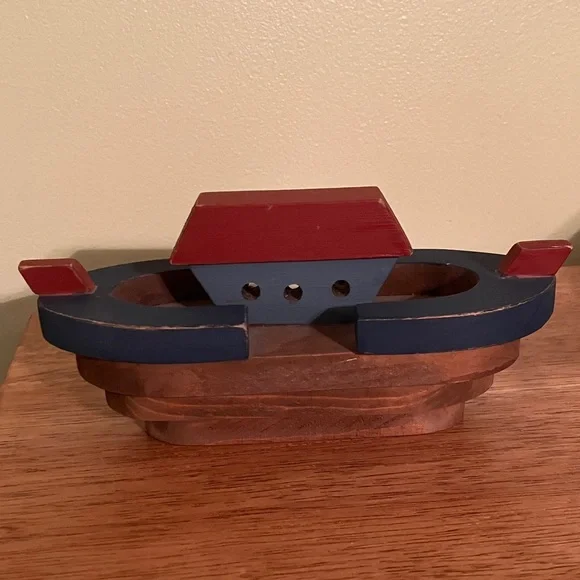 Vintage Handmade Wooden Noah's Ark Set - Picture 2 of 7